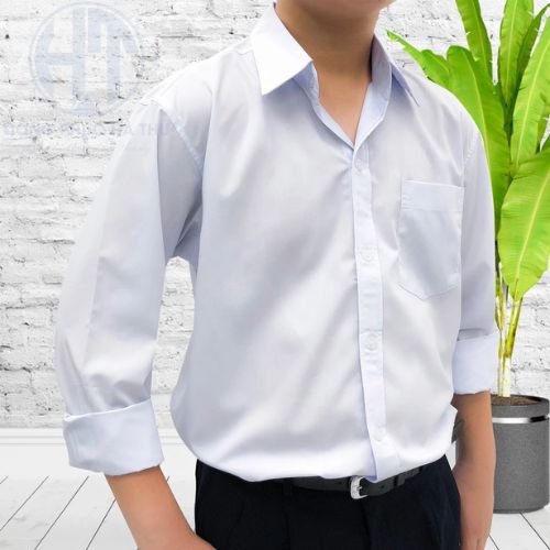 Áo Sơ Mi Trắng Tay Dài